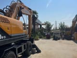 2022 Hyundai R210W-9 wheel excavator, side profile view