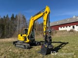 2023 Wacker Neuson ET90 crawler excavator, side view