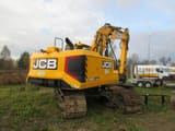 2023 JCB 220X SLC crawler excavator, rear three-quarter view