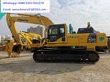 2019 Komatsu PC400-8 crawler excavator, side profile view