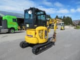 2021 Komatsu PC24MR-5 mini excavator, rear three-quarter view