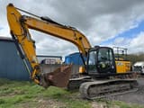 2016 JCB JS220LC crawler excavator, side view