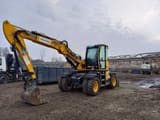 2017 JCB Hydradig wheel excavator, side profile view