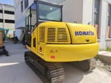 2020 Komatsu PC70-8 mini excavator, rear three-quarter view
