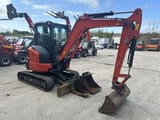 2022 Kubota U36-4 mini excavator, side view