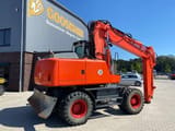 2004 Liebherr A900C wheel excavator rear three-quarter view