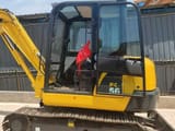 2022 Komatsu PC56 crawler excavator, side view