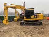 2022 Komatsu PC160 crawler excavator, side profile view