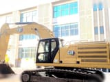 2021 Caterpillar 350 crawler excavator side view