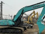 2016 Kobelco SK200 excavator side view