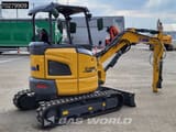 2023 XCMG XE35 E mini excavator, rear three-quarter view