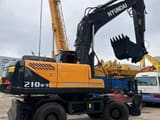 2023 Hyundai R210W-9T wheel excavator, side profile view