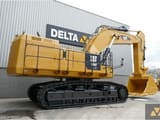 2014 Caterpillar 390FLME crawler excavator, side profile view