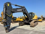 2013 Volvo EC700CL crawler excavator, front three-quarter view