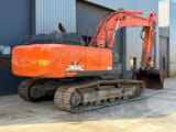 2018 Hitachi Zaxis 300LC crawler excavator, rear three-quarter view