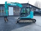 2014 Kobelco SK75SR-3E mini excavator side view