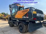 2020 Hyundai 210LC-9S wheel excavator, rear three-quarter view