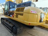 Caterpillar 336D crawler excavator, rear three-quarter view