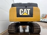 2015 Caterpillar 349EL crawler excavator, rear view
