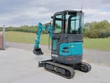 2025 Kubota AR200 mini excavator, front three-quarter view