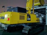 2019 Komatsu PC450-8 crawler excavator, rear three-quarter view