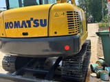 2023 Komatsu PC56-7 crawler excavator, rear view