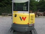2020 Wacker Neuson EZ26 mini excavator, rear view