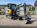 2021 Volvo ECR25 crawler excavator, side view