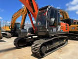 2019 Hitachi Zaxis 200 crawler excavator, front three-quarter view