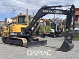 2007 Volvo ECR88 PLUS mini excavator, side profile view
