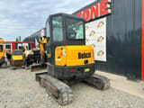 2016 Bobcat E35 mini excavator, rear three-quarter view