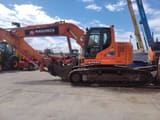 2014 Doosan DX235LCR crawler excavator, side profile view