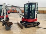 2019 Takeuchi TB23R mini excavator, side view