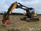 Lännen T21 crawler excavator, side view