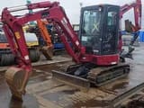 2023 Yanmar VIO 30 mini excavator, front three-quarter view