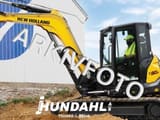 2025 New Holland E90D crawler excavator, side profile view