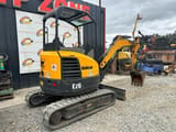 2016 Bobcat E26 mini excavator, rear three-quarter view