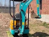 2025 Kubota U15 mini excavator, front three-quarter view