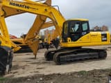 2021 Komatsu PC200-7 crawler excavator, side view
