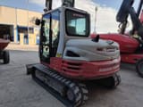 2018 Takeuchi TB290 mini excavator, rear three-quarter view