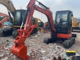 2022 Kubota U35 Mini Excavator, front three-quarter view