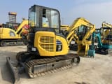 2024 Komatsu PC40 MR mini excavator, rear three-quarter view
