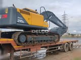 2026 Hyundai Robex 215L SMART crawler excavator, rear three-quarter view
