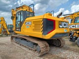 2023 JCB 220X SLC crawler excavator, rear three-quarter view