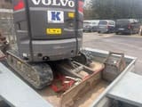 2023 Volvo EC20E mini excavator rear view