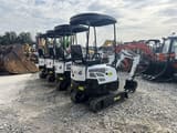 2024 JPC HT13 mini excavator, rear three-quarter view