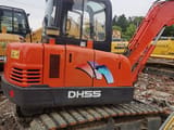 Doosan DH55 crawler excavator side view