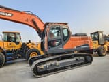 2024 Doosan DX225LCA crawler excavator, side profile view