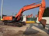 2019 Hitachi ZX350LC-5G crawler excavator, side profile view