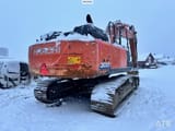 2019 Hitachi Zaxis 300LC crawler excavator, rear three-quarter view